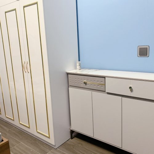 Tủ giày gỗ mặt đá hiện đại nhập khẩu GR063 4 tu giay dep go nhap khau gr063 2