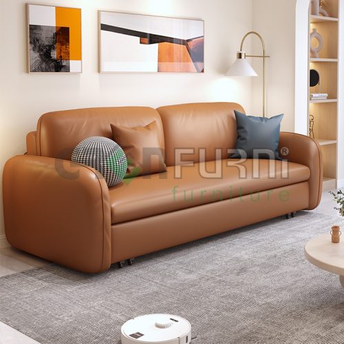 Sofa giường bed bọc da khung sắt sơn tĩnh điện - GR089