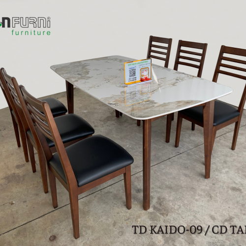 Bàn ăn gỗ mặt đá Ceramic 6 ghế GR-KAIDO 09 7 KAIDO 09 TAKO 09 3