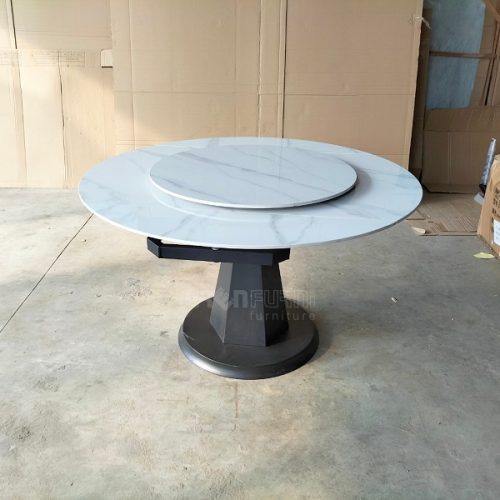 Bộ bàn ăn thông minh mặt đá Ceramic chân sắt 6 ghế GR014 3 TD60014 13 1