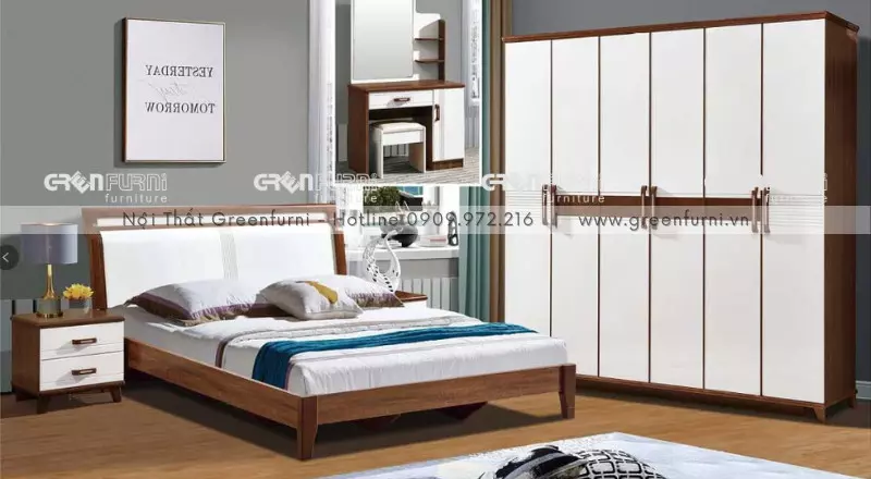 Nên lựa chọn bộ giường tủ gỗ công nghiệp MDF? Thật sự tốt hay không?