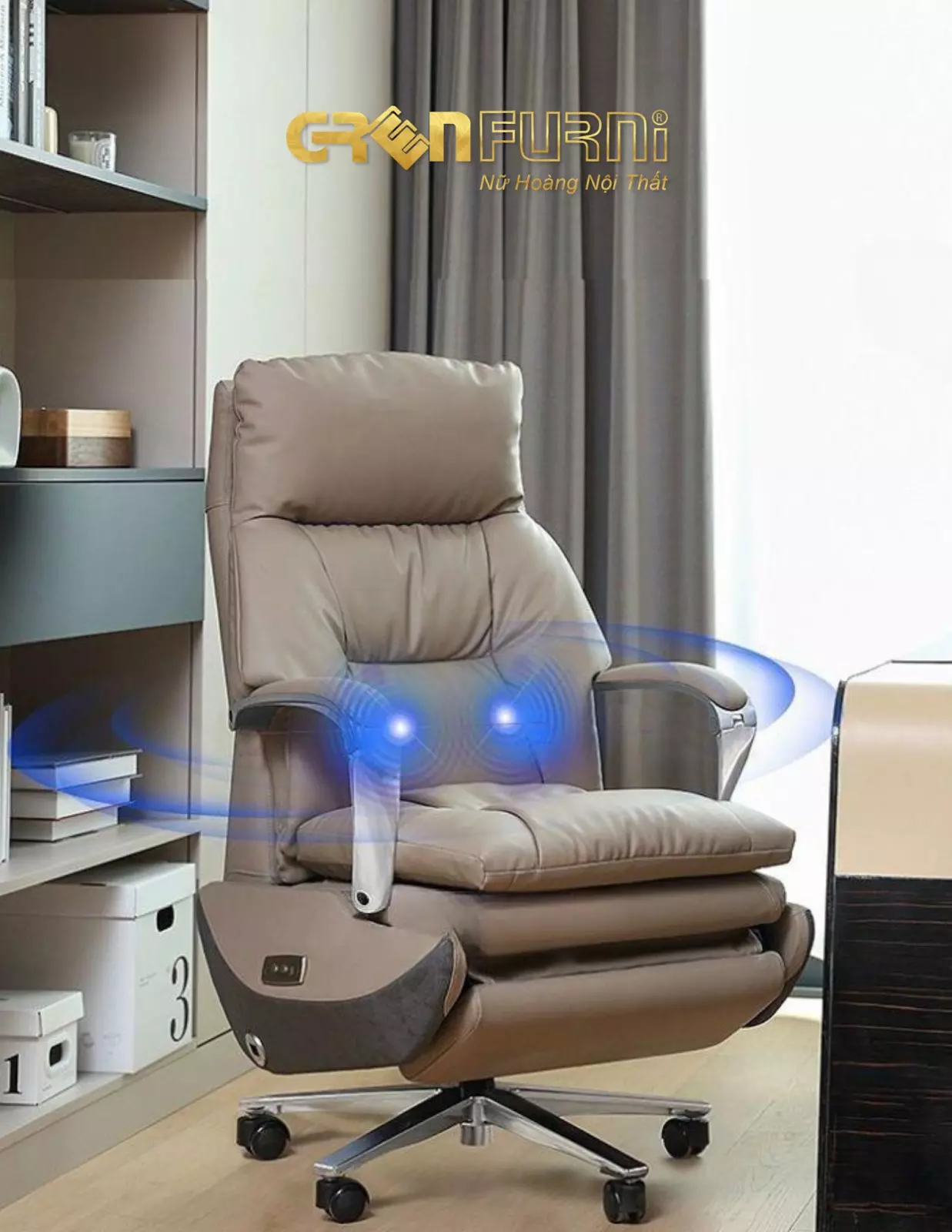 GHẾ GIÁM ĐỐC GREENFURNI THẾ HỆ MỚI - NÂNG TẦM VỊ THẾ, BỨT PHÁ HIỆU SUẤT 12 ghe giam doc greenfurni the he moi nang tam vi the but pha hieu qua 12