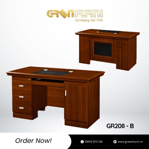 Bàn nhân viên nhập khẩu GR208-B