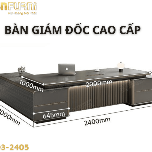 Bộ Bàn Giám Đốc Cao Cấp Nhập Khẩu GR303-2405 9 Bộ Bàn Giám Đốc Cao Cấp Nhập Khẩu GR303-2405 (3).