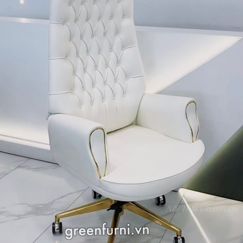 Ghế Da Thật Nguyên Tấm Hiện Đại Imperial Chair-HC932 27 GR932 L7 2407 2