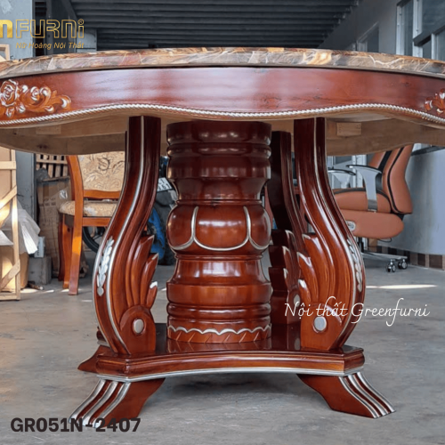 Bàn ăn tròn tân cổ điển huyền bí cao cấp GR051N-2407 11 Ban-an-tron-tan-co-dien-huyen-bi-cao-cap-GR051N-2407