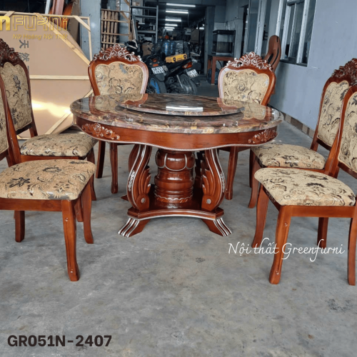 Bàn ăn tròn tân cổ điển huyền bí cao cấp GR051N-2407 8 Ban-an-tron-tan-co-dien-huyen-bi-cao-cap-GR051N-2407-3