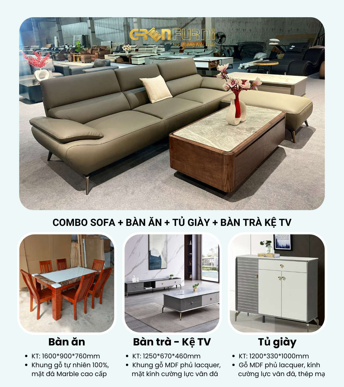 combo nội thất giá rẻ