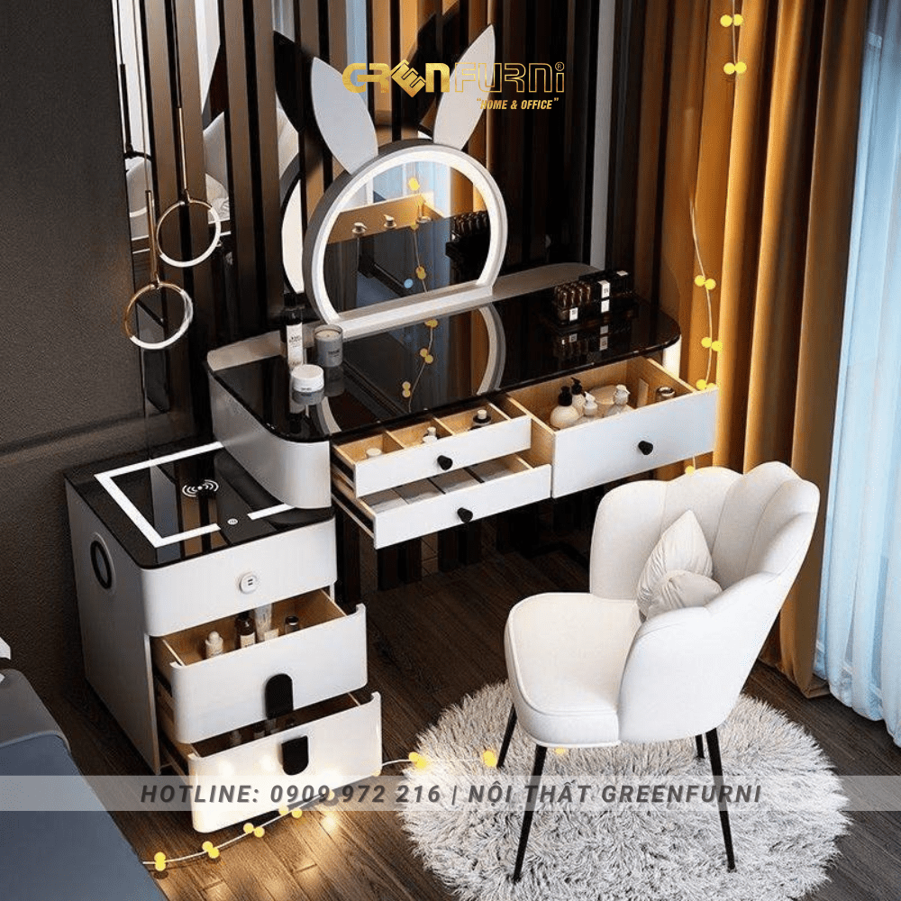 BÀN TRANG ĐIỂM THÔNG MINH 3 TRONG 1 - MỘT CHẠM CHO TRẢI NGHIỆM ĐẲNG CẤP 2 11 3