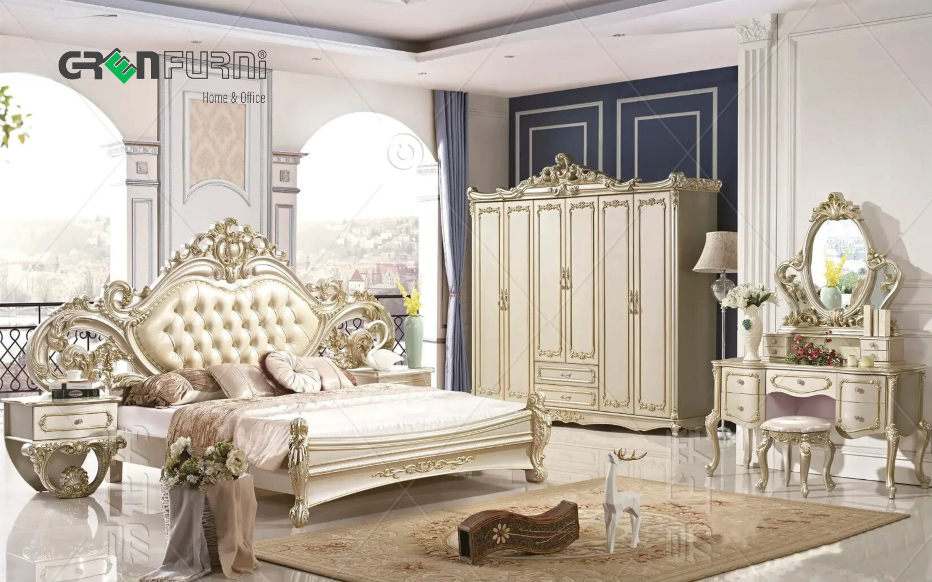 Đắm chìm trong 10+ tuyệt tác phòng ngủ tân cổ điển sang trọng bậc nhất 5 2