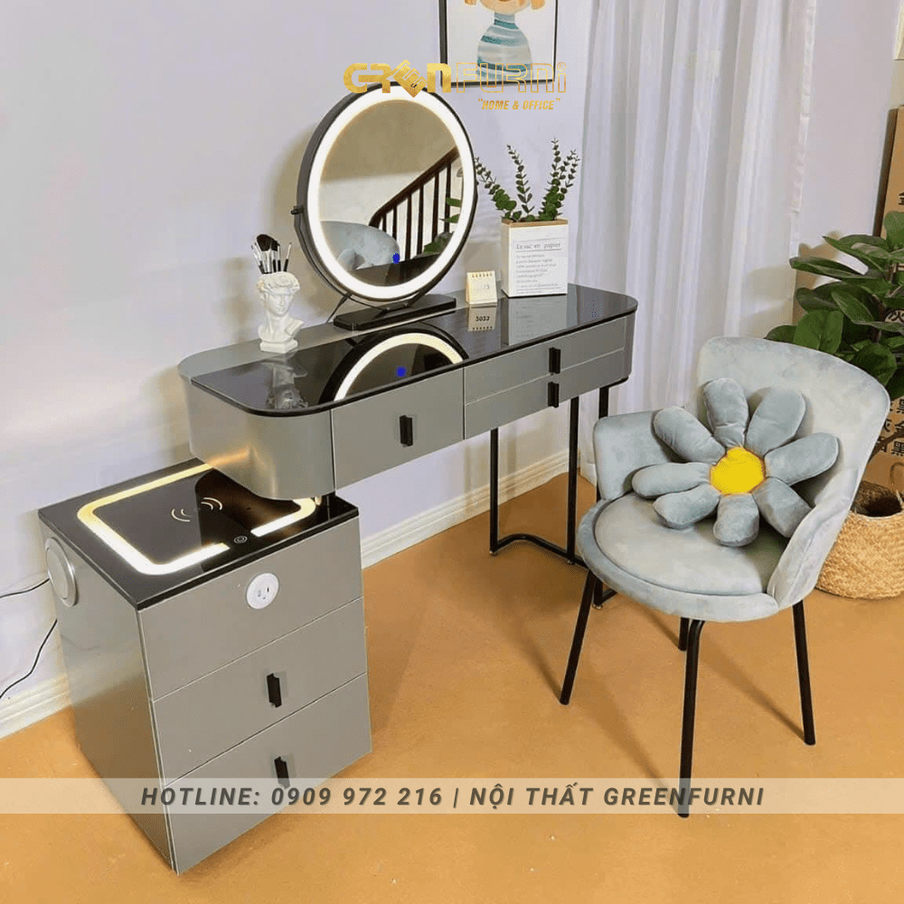 BÀN TRANG ĐIỂM THÔNG MINH 3 TRONG 1 - MỘT CHẠM CHO TRẢI NGHIỆM ĐẲNG CẤP 3 3 3