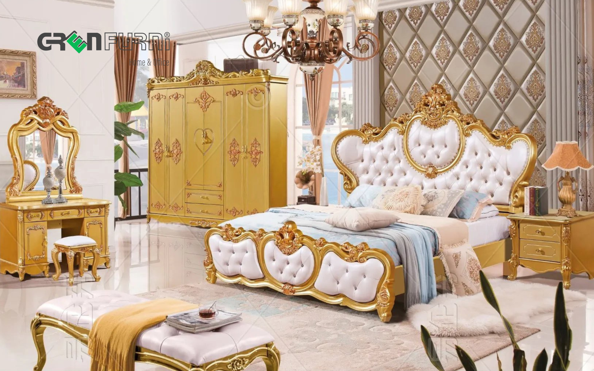 Đắm chìm trong 10+ tuyệt tác phòng ngủ tân cổ điển sang trọng bậc nhất 10 7