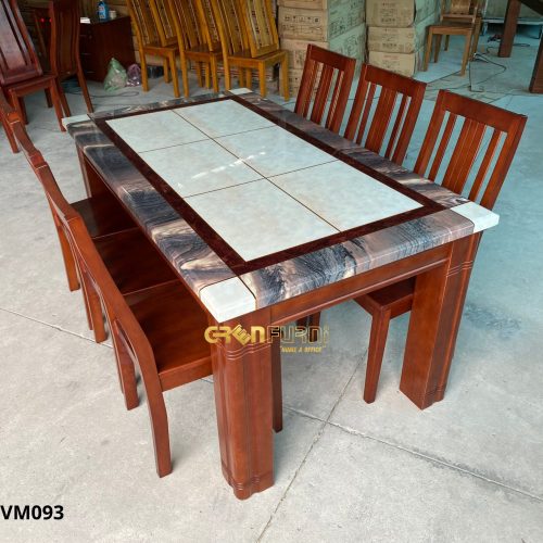 Bộ Bàn Ăn Mặt Đá Marble Nguyên Khối GVM093-093 8 Bo-Ban-An-Mat-Da-Marble-Nguyen-Khoi-GVM093-093-2-scaled.jpg