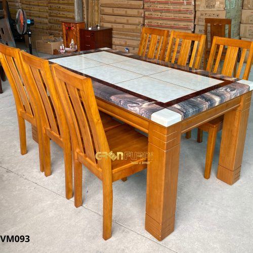 Bộ Bàn Ăn Mặt Đá Marble Nguyên Khối GVM093-093 10 Bo-Ban-An-Mat-Da-Marble-Nguyen-Khoi-GVM093-093-4-scaled.jpg
