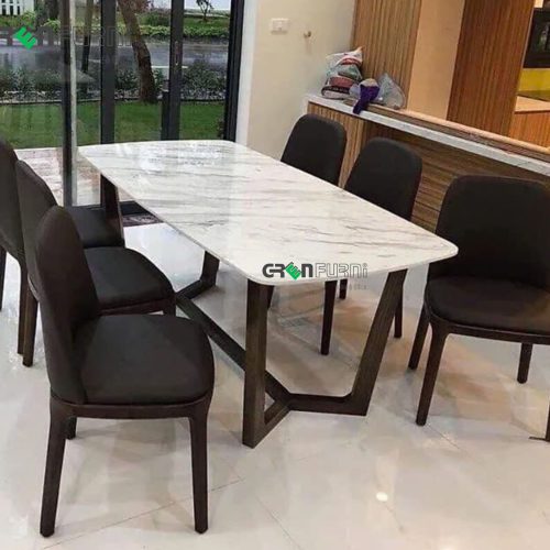 Bộ Bàn Đá Concerde nội thất Grenfurni GVM06 8 noi that greenfurni ban an mat da