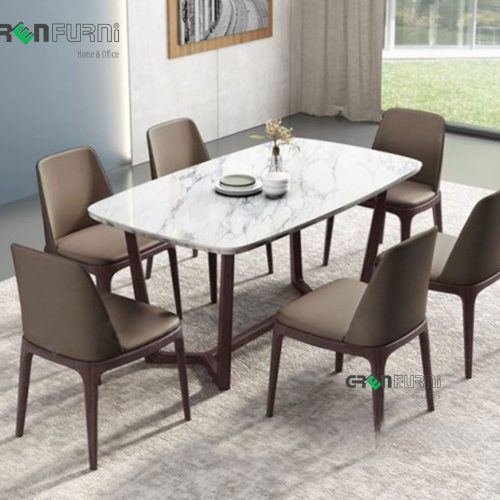 Bộ Bàn Đá Concerde nội thất Grenfurni GVM06 13 ban an nhap khau greenfurni