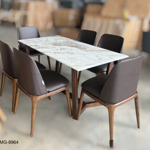 Bộ bàn ăn Concorde gỗ Ash cao cấp nội thất Greenfurni VMG-8964 7 bo ban an mat da concorde