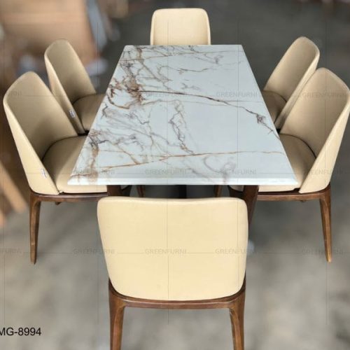 Bộ bàn ăn Concorde gỗ Ash cao cấp nội thất Greenfurni VMG-8994 6 bo ban an concorde nhap khau