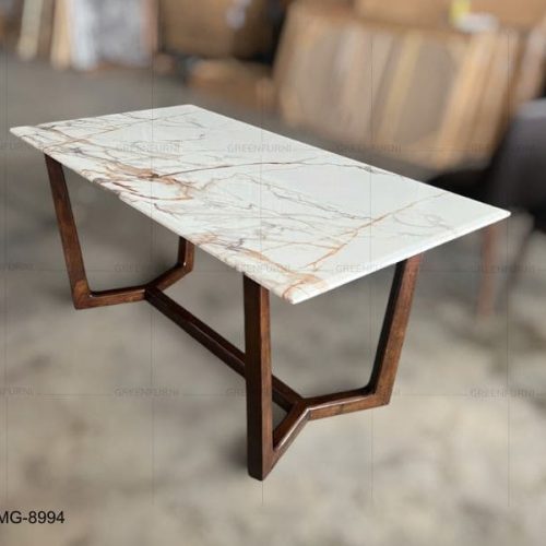 Bộ bàn ăn Concorde gỗ Ash cao cấp nội thất Greenfurni VMG-8994 8 ban an concorde da cam thạch