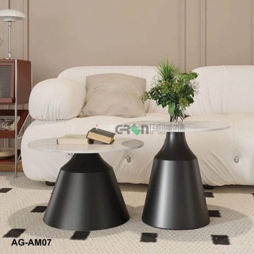 Bộ bàn sofa đôi decor nội thất Greenfurni AG-AM07 7 ban sofa nhap khau