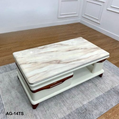 Combo bàn trà mặt đá Marble cao cấp nội thất Greenfurni AG-14TS-TV 4 bàn trà mặt đá nội thất Greenfurni