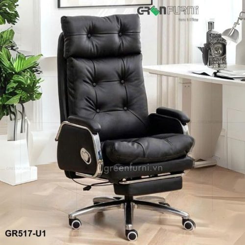 Ghế giám đốc da cao cấp nội thất Greenfurni GR517-2414 14 ghe da van phong GR517-u1