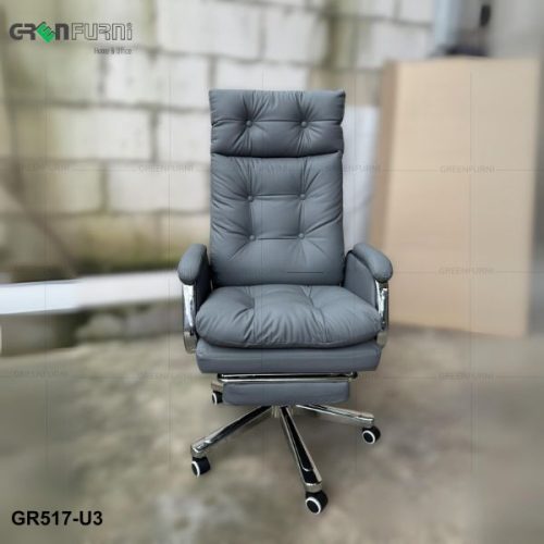Ghế giám đốc da cao cấp nội thất Greenfurni GR517-2414 17 ghe da tong xam