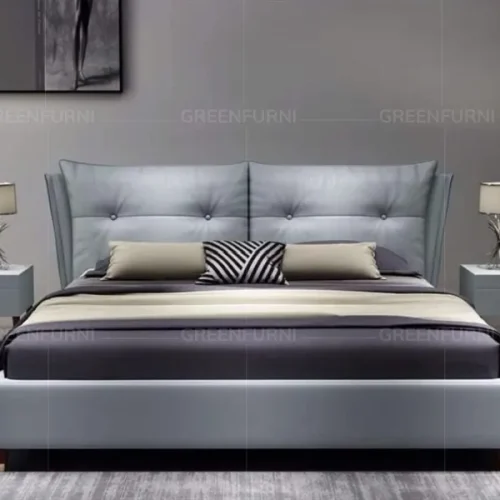 Giường Ngủ Hiện Đại Bọc Da Cao Cấp Nội Thất Greenfurni EGR-103