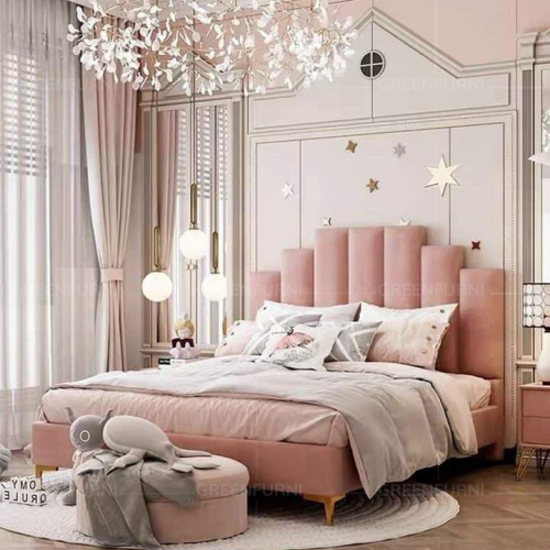 Giường Ngủ Hiện Đại Bọc Nỉ Cao Cấp Nội Thất Greenfurni EGR-099