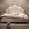 Giường Ngủ Công Chúa Bọc Nệm Da Cao Cấp Nội Thất Greenfurni EGR-067