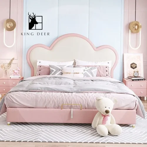 Giường Ngủ Mây Hồng Nội Thất Greenfurni EGR-066