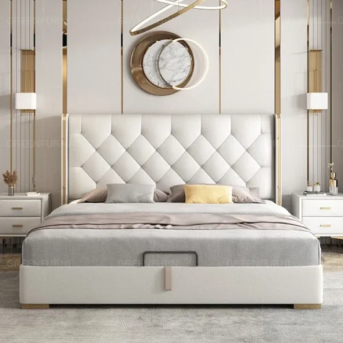 Giường Ngủ Hiện Đại Họa Tiết Tối Giản Nội Thất Greenfurni EGR_059