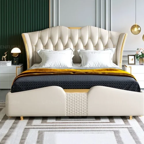 Giường Ngủ Hiện Đại Kiểu Dáng Tân Cổ Điển Nội Thất Greenfurni EGR-029