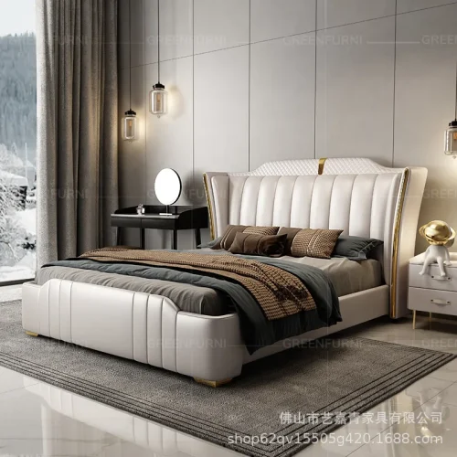 Giường Ngủ Hiện Đại Bọc Nệm Da Cao Cấp Nội Thất Greenfurni EGR-021 5 1289 2 11zon