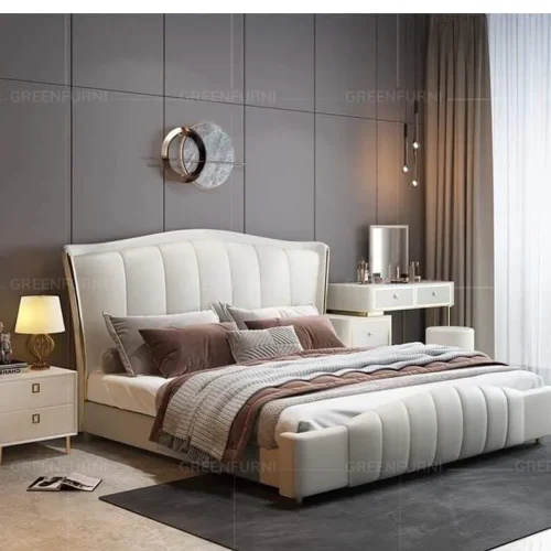 Giường Ngủ Bọc Nệm Kiểu Dáng Tân Cổ Điển Nội Thất Greenfurni EGR-018