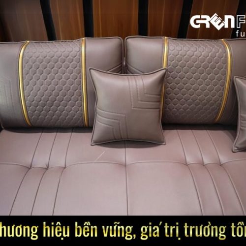 sofa go bọc nem da cao cap