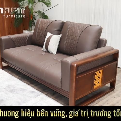 Sofa Gỗ Sồi tự nhiên nhập khẩu nệm da cao cấp VGT-GO407 7 Sofa-Go-Soi-tu-nhien-nhap-khau-nem-da-cao-cap
