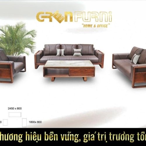 Sofa Gỗ Sồi tự nhiên nhập khẩu nệm da cao cấp VGT-GO407 6 Sofa-Go-Soi-tu-nhien-nhap-khau-nem-da-cao-cap-VGT-GO407-