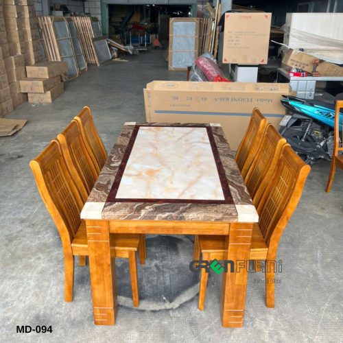Bộ Bàn Ăn Mặt Đá Marble nhập khẩu nội thất Greenfurni GVM094-049 7 Bo-Ban-An-Mat-Da-nhap-khau