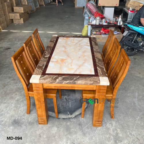 Bộ Bàn Ăn Mặt Đá Marble nhập khẩu nội thất Greenfurni GVM094-049 9 Bo-Ban-An-Mat-Da-Marble-Nguyen-Khoi-GVM094-049
