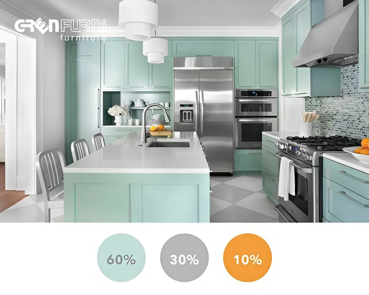 KHÁM PHÁ CÁCH PHỐI MÀU NỘI THẤT GIÚP NÂNG TẦM KHÔNG GIAN SỐNG 3 Khám phá cách phối màu nội thất giúp nâng tầm không gian sống