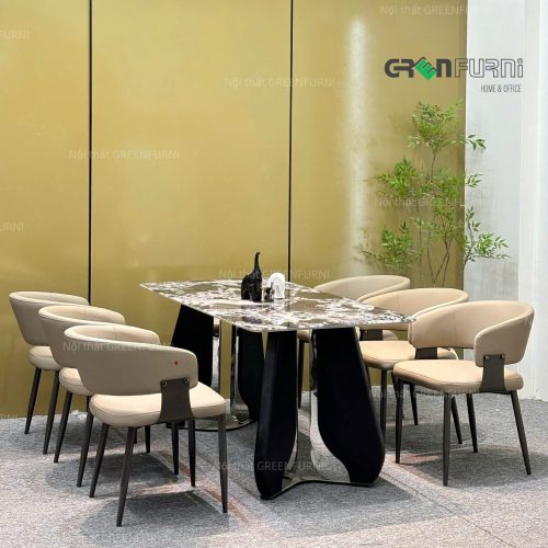 Bộ Bàn Đá Thạch Anh Hiện Đại GR-T14 9 Bộ Bàn Đá Thạch Anh Hiện Đại GR-T14