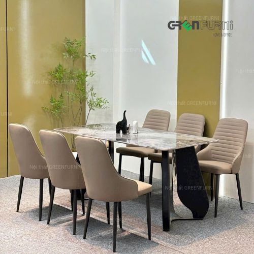 Bộ Bàn Đá Thạch Anh Hiện Đại GR-T14 7 Bộ Bàn Đá Hiện Đại GR-T14