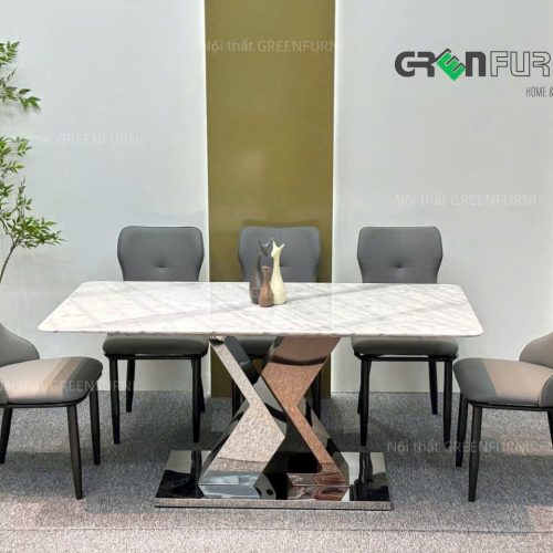 Bộ Bàn Đá Thạch Anh Hiện Đại GR-T76 3 Bộ Bàn Đá Thạch Anh Hiện Đại GR-T76