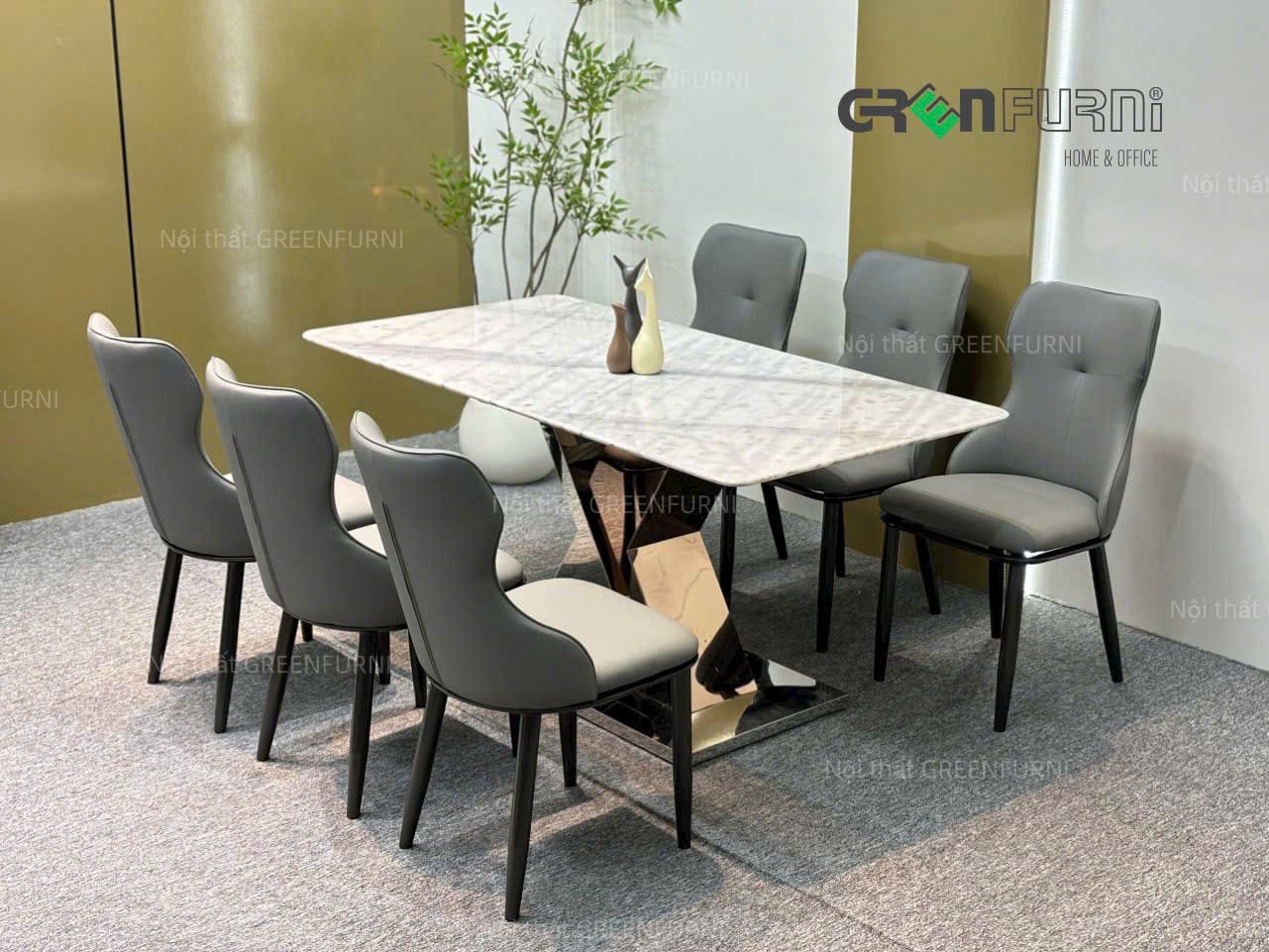 Bộ Bàn Đá Thạch Anh Hiện Đại GR-T76 4 Bộ Bàn Đá Thạch Anh GR-T76