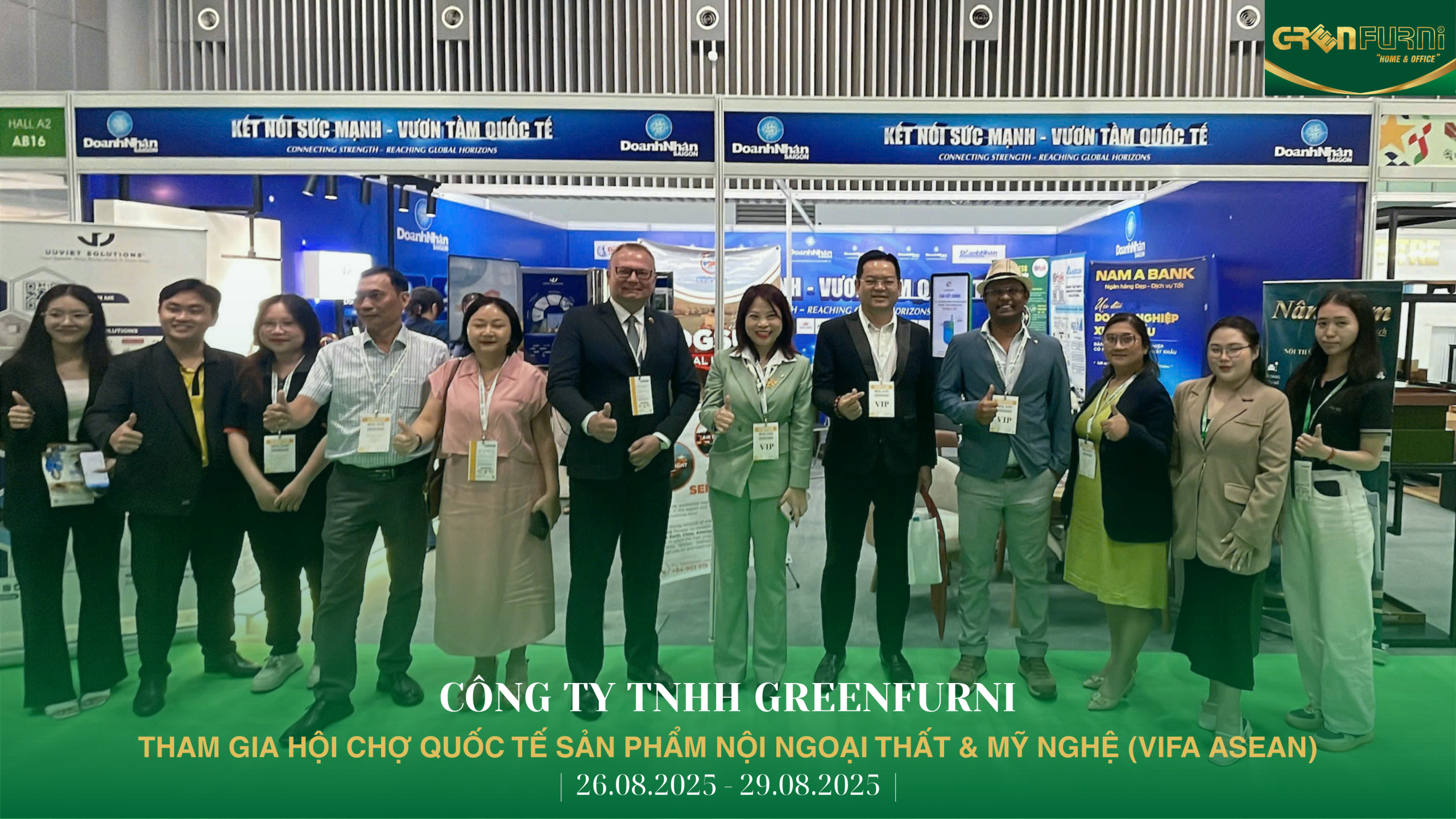 Hội Chợ Triển Lãm Quốc Tế VIFA ASEAN 2025: Greenfurni Ghi Dấu Đẳng Cấp Nội Thất Cao Cấp 2 Greenfurni Cùng Đồng Hành Với Ban Tổ Chức Hội Chợ Triển Lãm Quốc Tế VIFA ASEAN 2025