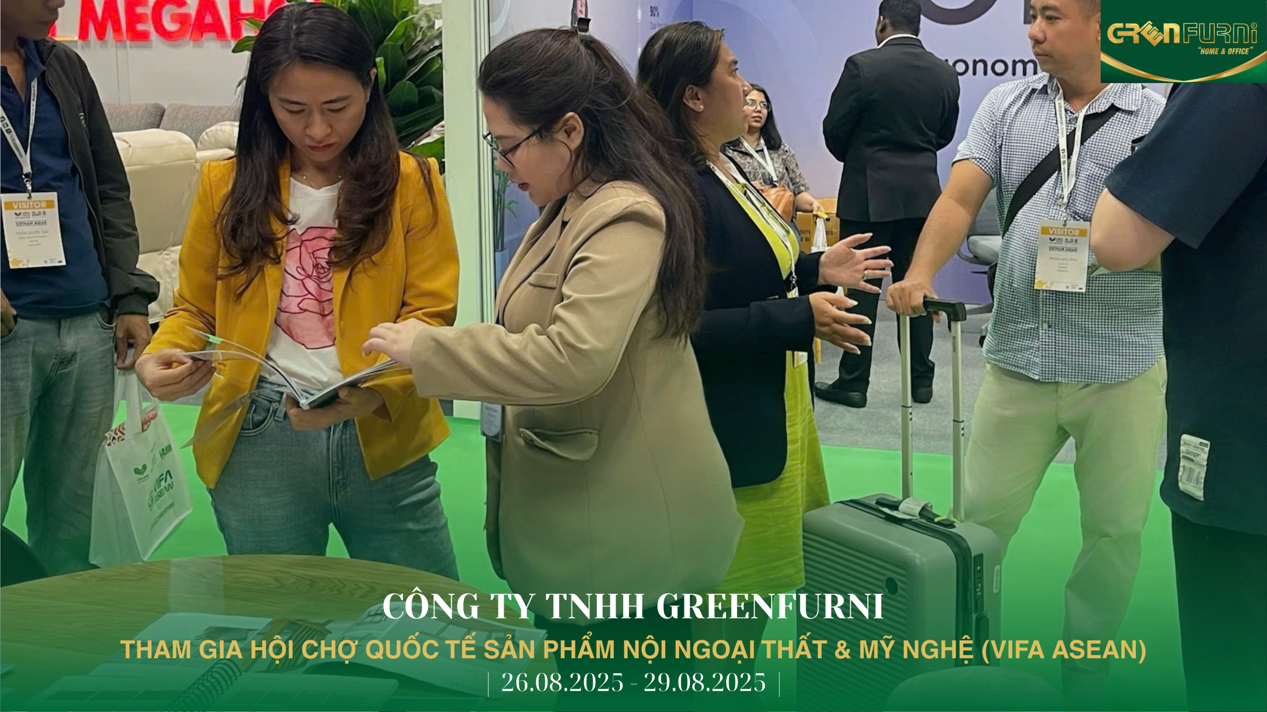 Hội Chợ Triển Lãm Quốc Tế VIFA ASEAN 2025: Greenfurni Ghi Dấu Đẳng Cấp Nội Thất Cao Cấp 3 Greenfurni Nhận Được Sự Quan Tâm Của Đông Đảo Quý Khách Hàng - Tổ Chức Hội Chợ Triển Lãm Quốc Tế VIFA ASEAN 2025
