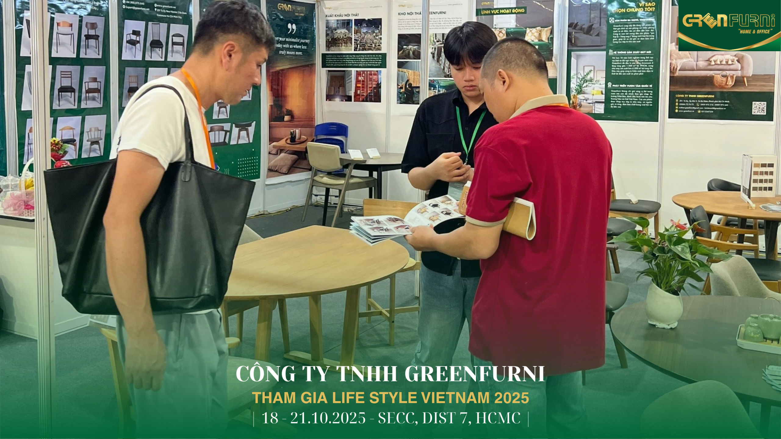 Hội Chợ Triển Lãm Quốc Tế Life Style Vietnam 2025: Greenfurni Kiến Tạo Dấu Ấn Nội Thất Việt Trên Trường Quốc Tế 2 Hội Chợ Triển Lãm Quốc Tế Life Style Vietnam 2025 - Khách Hàng