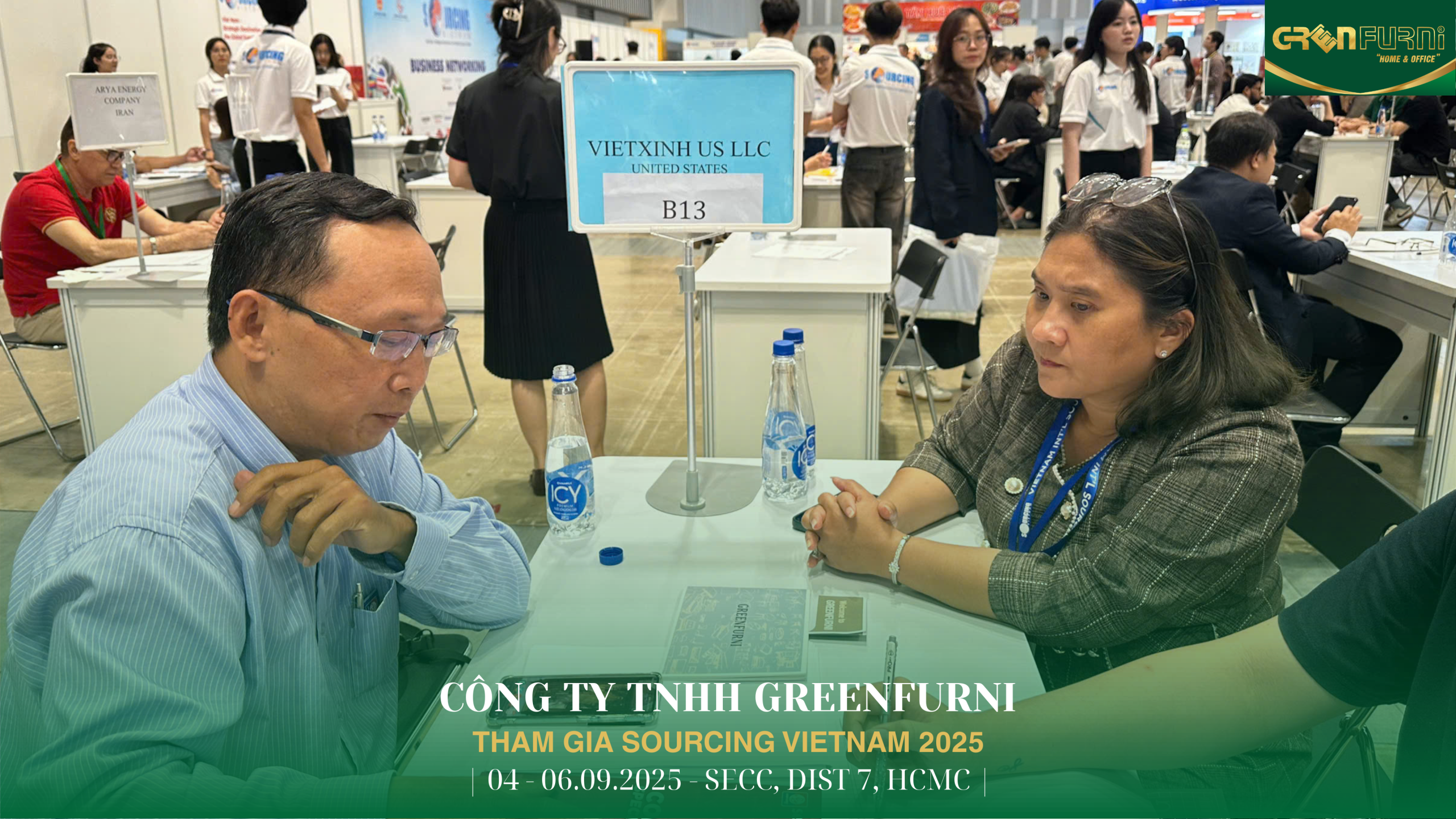 Hội Chợ Triển Lãm Quốc Tế Sourcing Expo 2025: Greenfurni Khẳng Định Vị Thế Nội Thất Cao Cấp 3 Hội Chợ Triển Lãm Quốc Tế Sourcing Expo 2025 - Trao Đổi Cùng Các Buyer Nội Địa