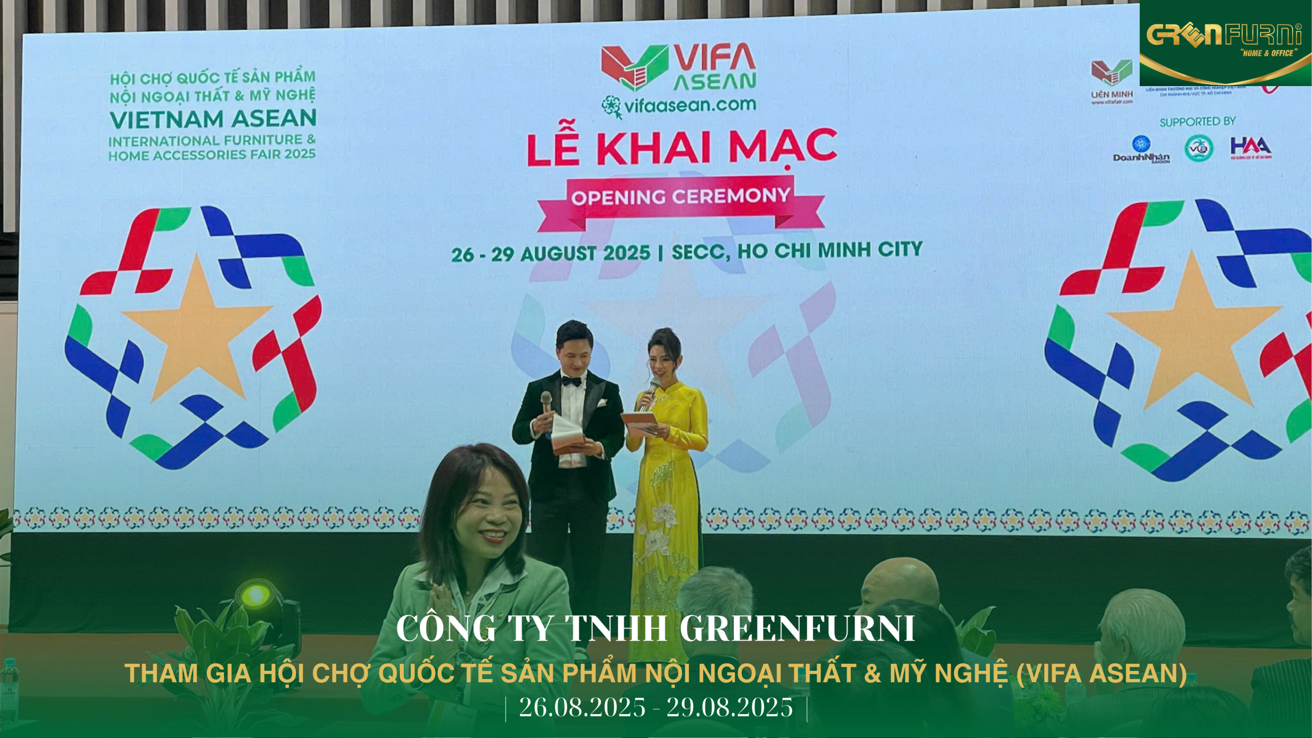 Hội Chợ Triển Lãm Quốc Tế VIFA ASEAN 2025: Greenfurni Ghi Dấu Đẳng Cấp Nội Thất Cao Cấp 1 Lễ Khai Mạc Hội Chợ Triển Lãm Quốc Tế VIFA ASEAN 2025